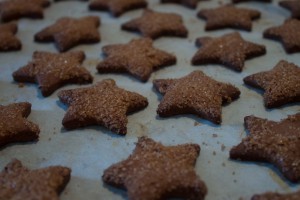 Etoiles de Noël au sucre