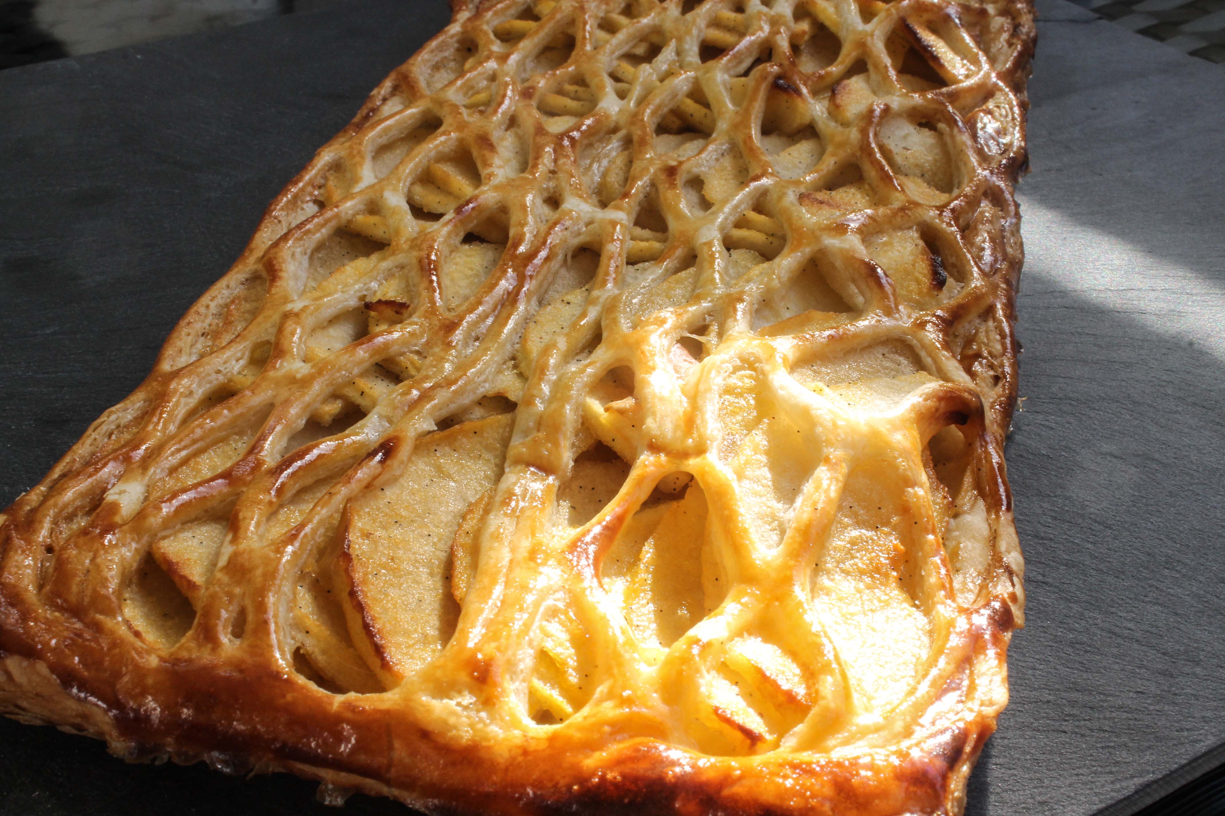 Tarte feuilletée aux pommes