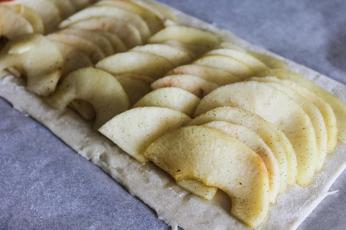 Tarte feuilletée aux pommes