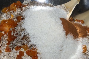 Barres de céréales au muesli, abricots et chocolat