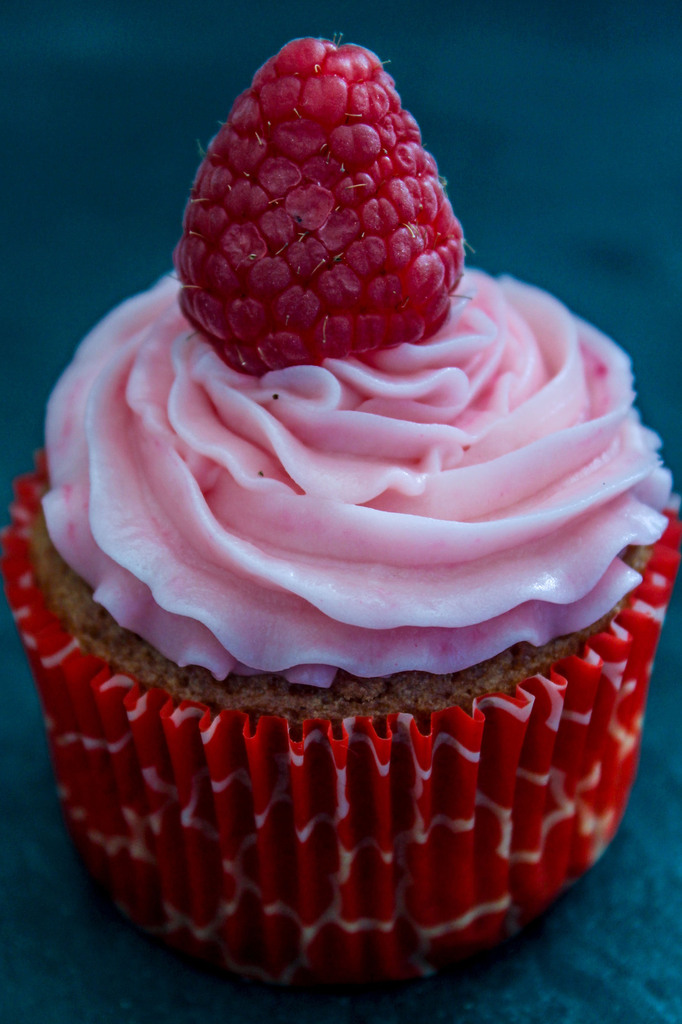 Cupcakes à la framboise