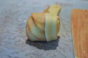 Roses aux pommes