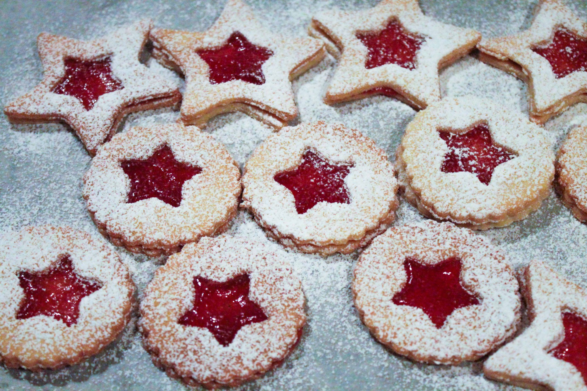 Sablés de Noël à la confiture - Pâte à Choup'