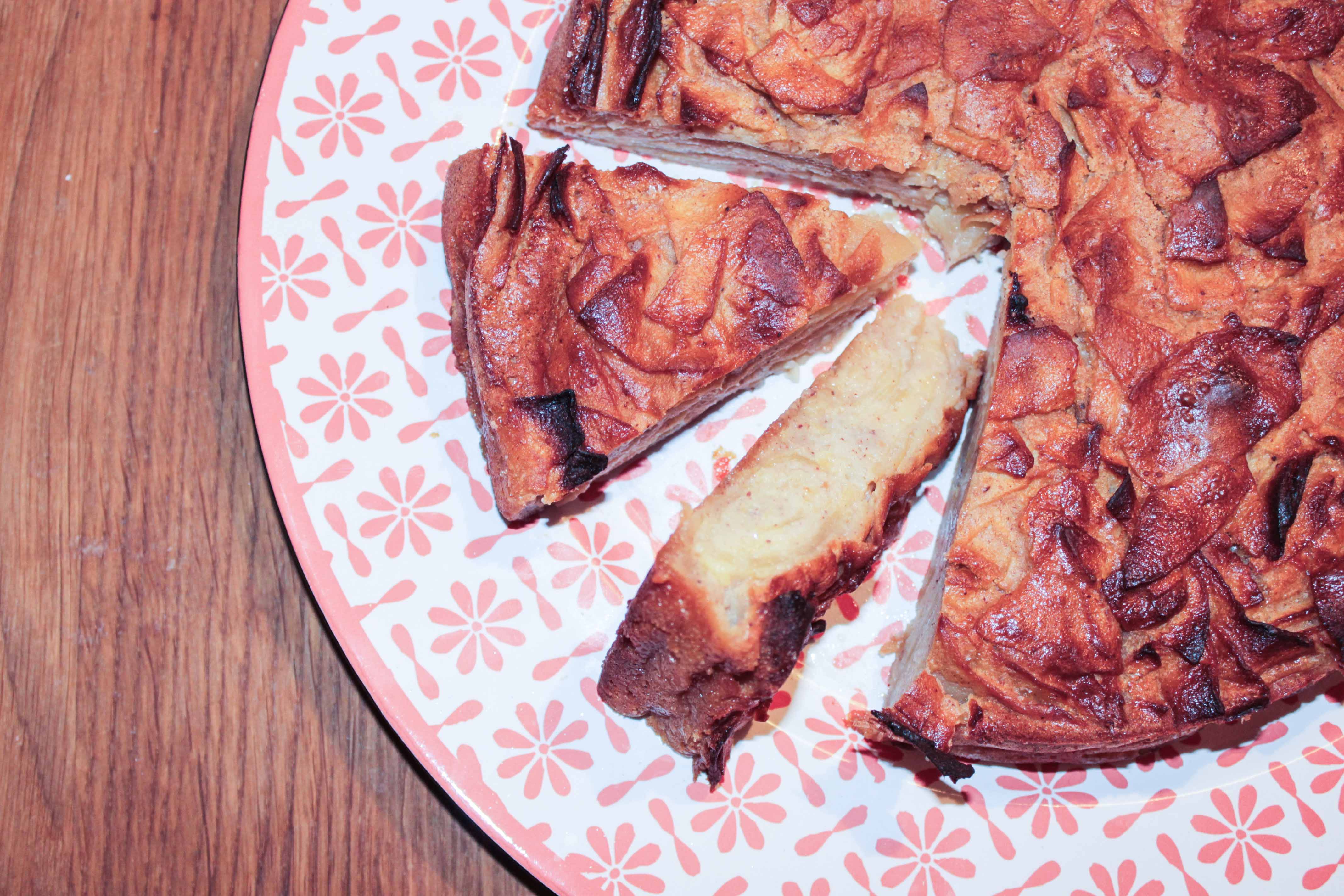 Gâteau invisible aux pommes