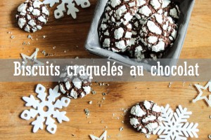 Biscuits craquelés au chocolat vignette
