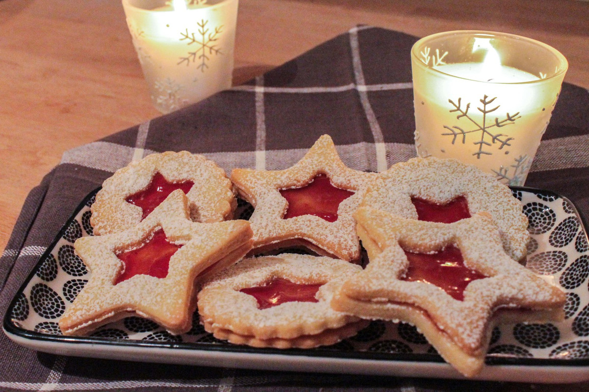 Sablés de Noël à la confiture