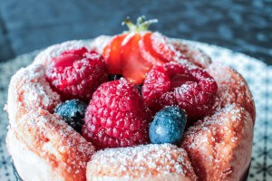 Charlottesindividuelles aux fruits rouges