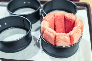 Charlottesindividuelles aux fruits rouges