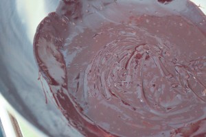Gâteau d'anniversaire chocolat framboises