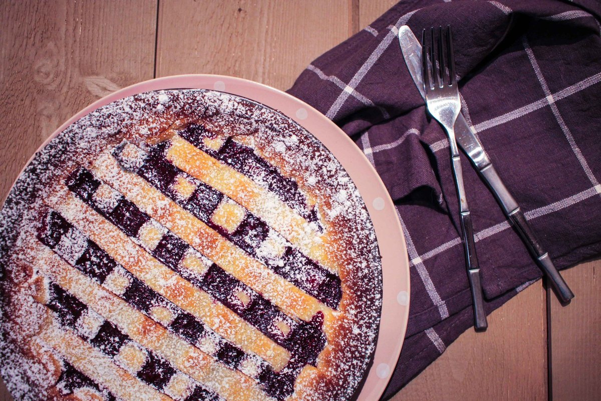 Linzertorte aux framboises