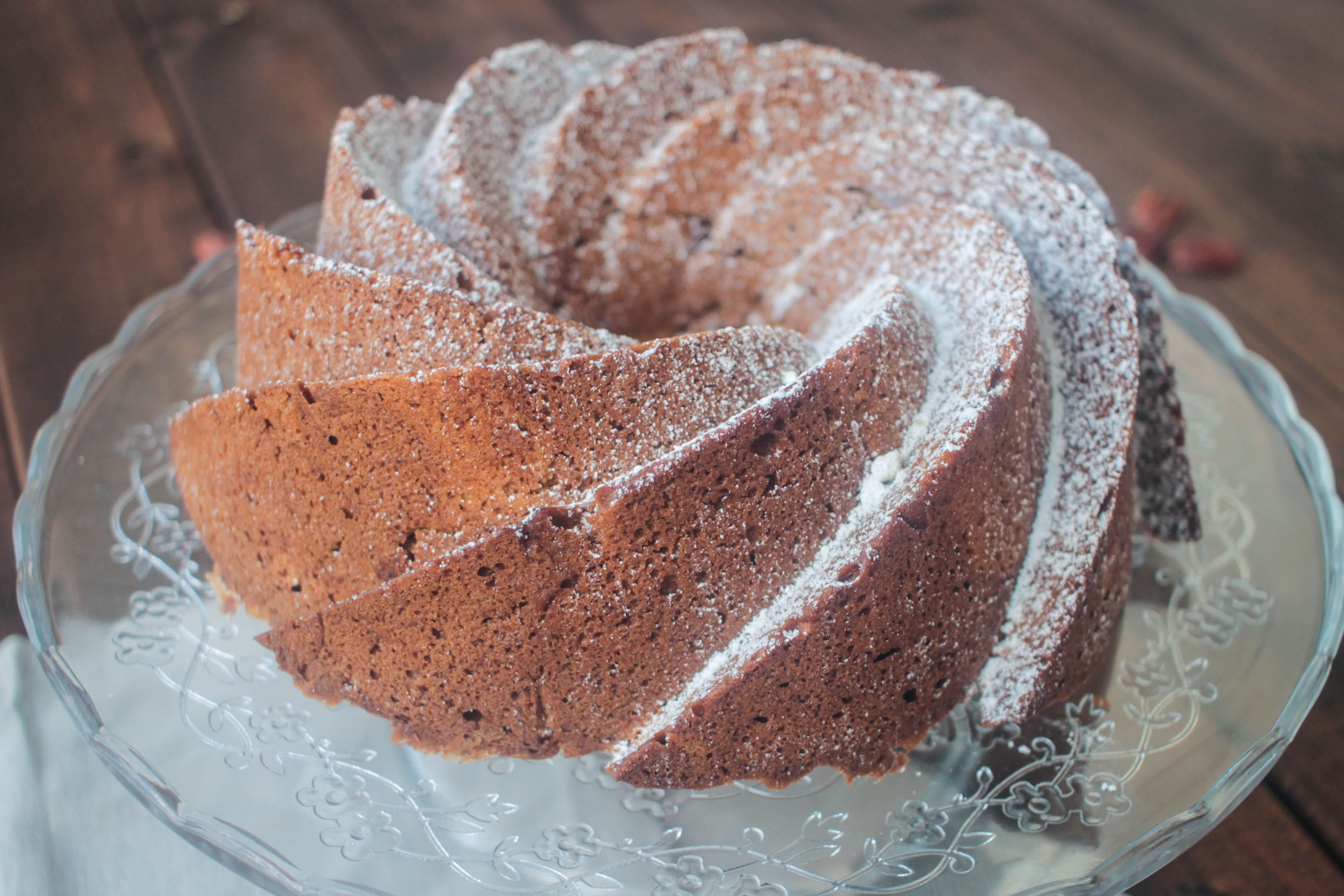 Bundt cake sirop d'érable et noix de pécan