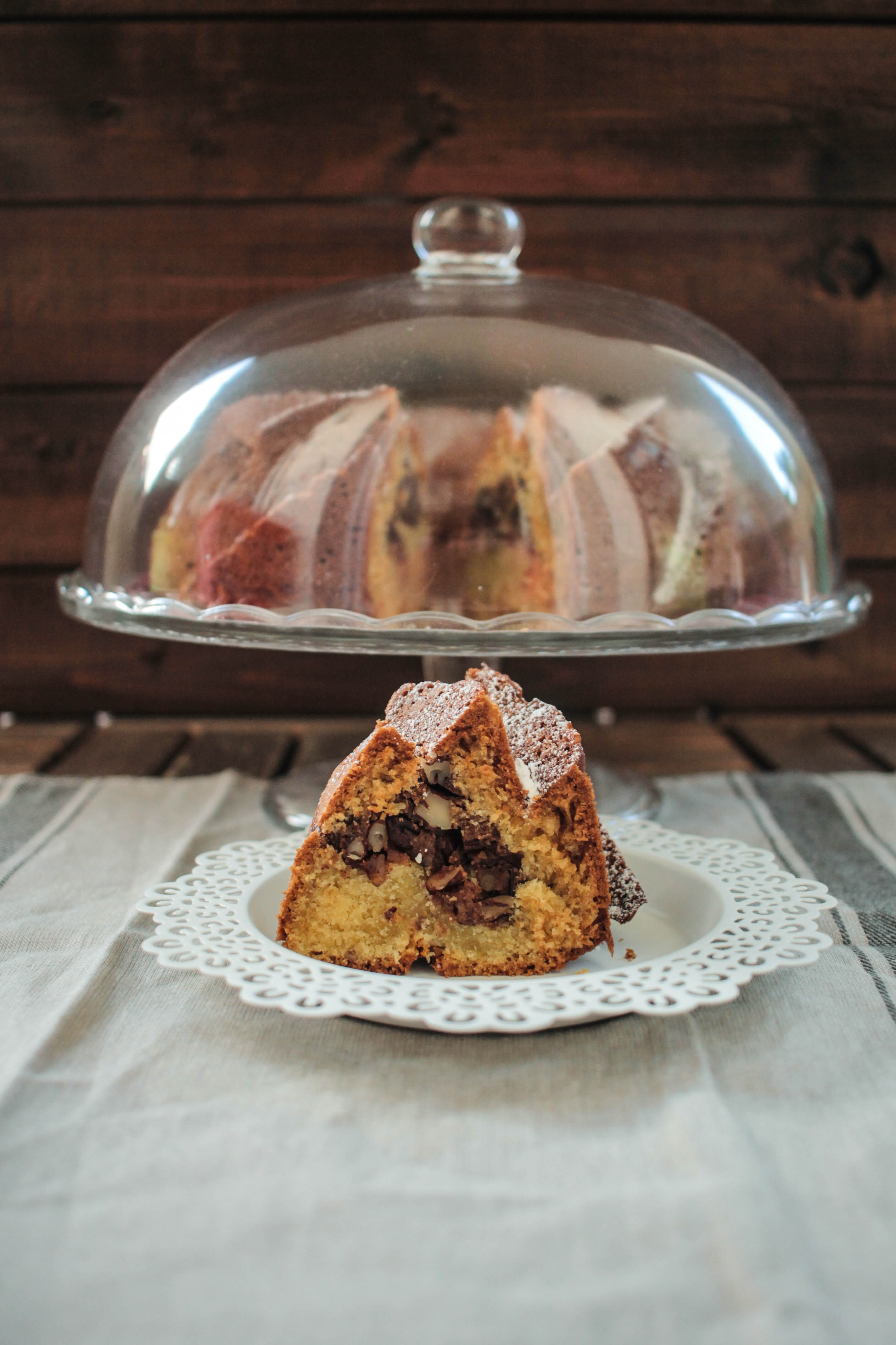 Bundt cake sirop d'érable et noix de pécan