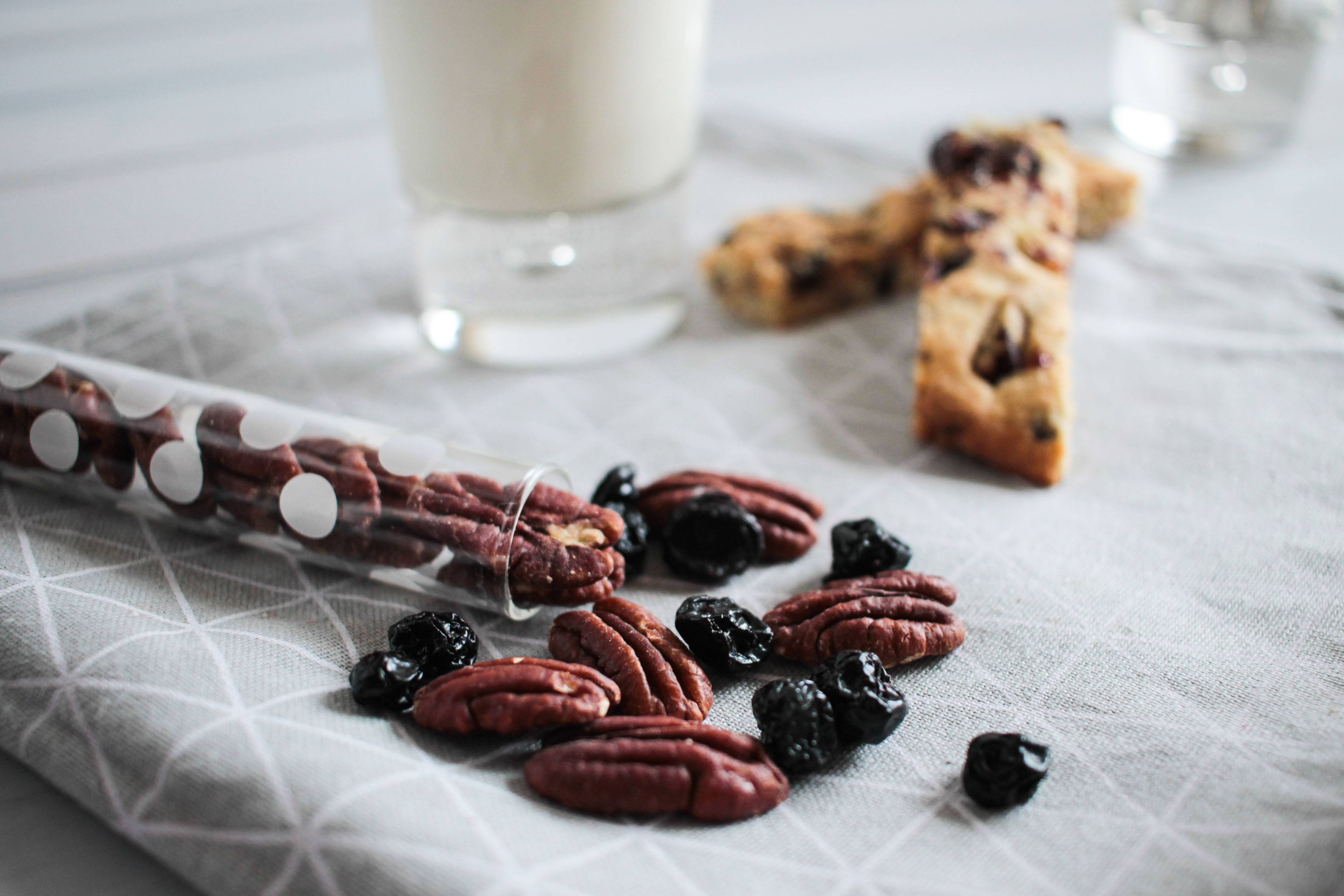 Cookie sticks noix de pécan chocolat cranberries/myrtilles