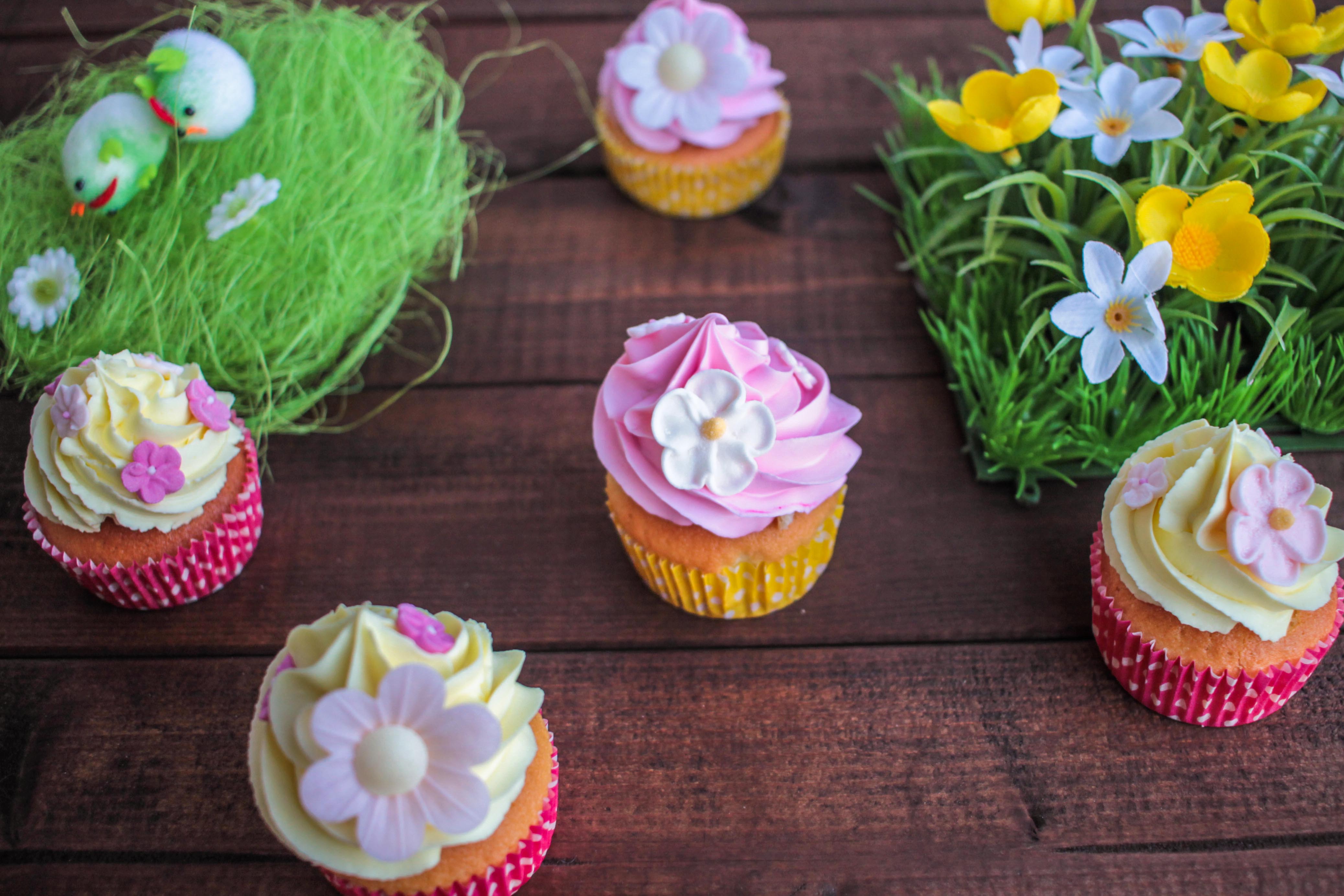 Cupcakes surprise à la fraise