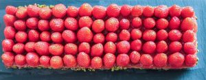 Tarte aux fraises et à la crème de pistache de Christophe Michalak