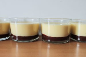 Petits pots de crèmes brûlées et chocolat