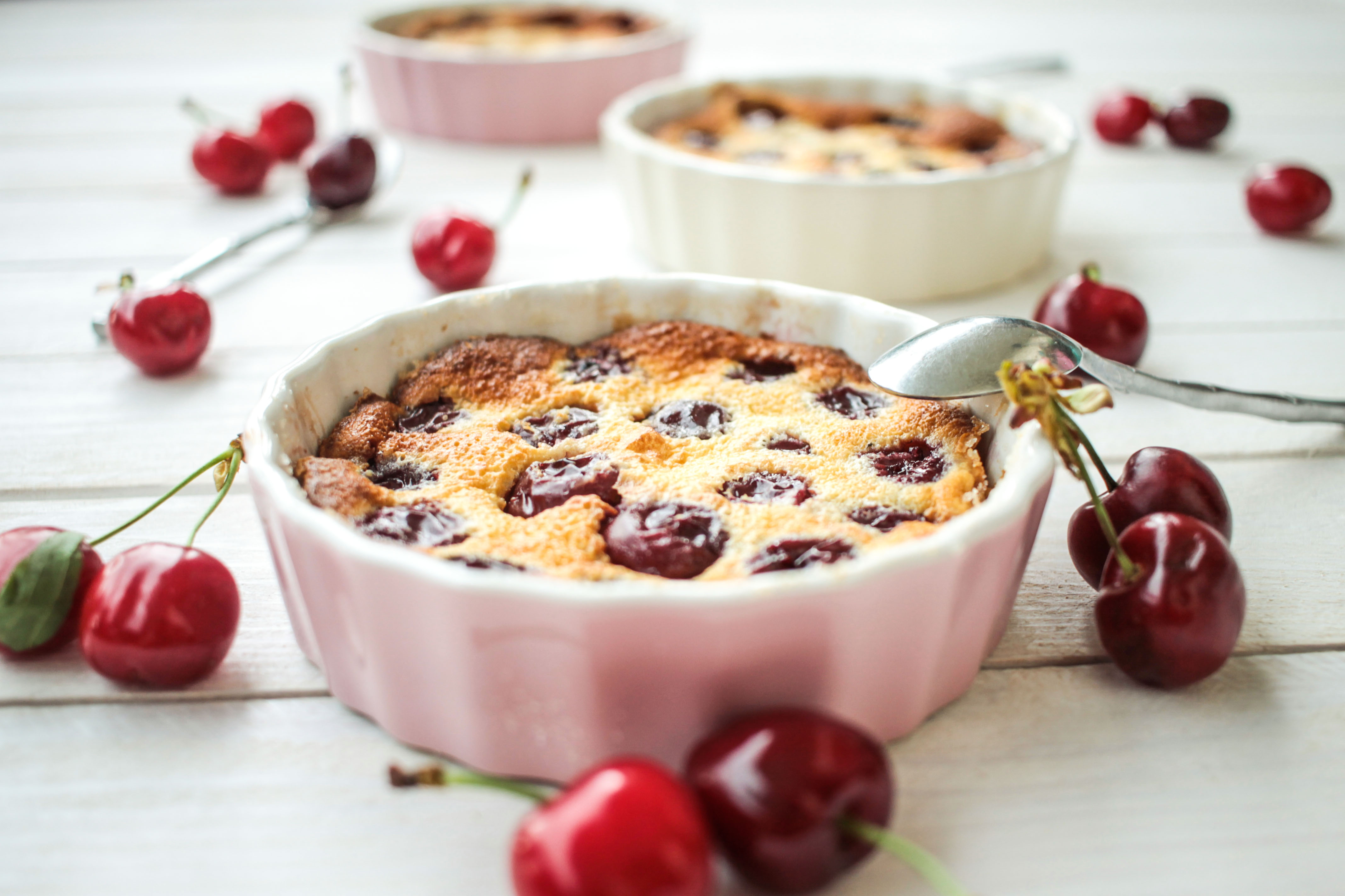 Clafoutis aux cerises et fève tonka