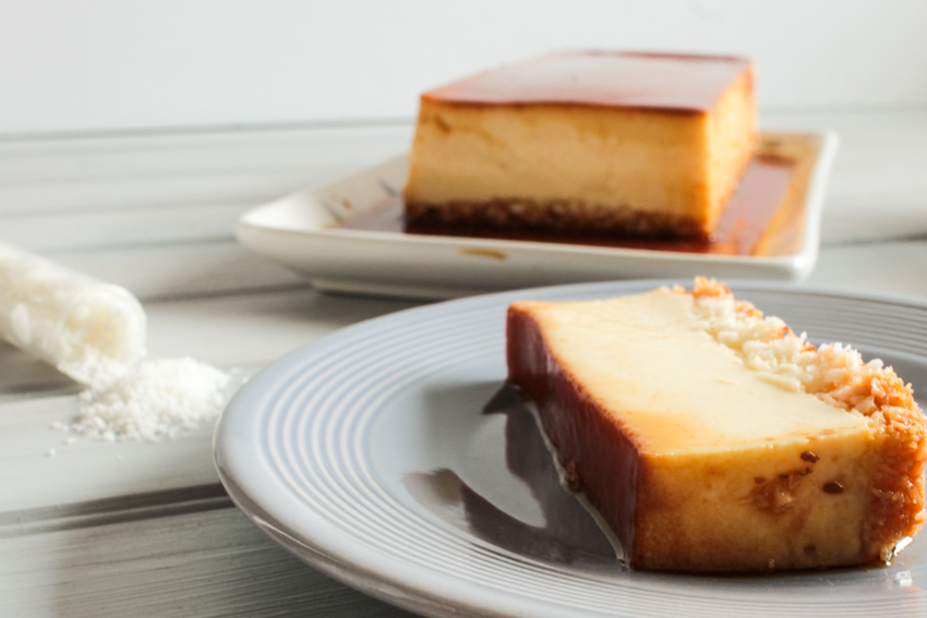 Flan à la noix de coco