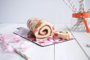 Gâteau roulé à pois