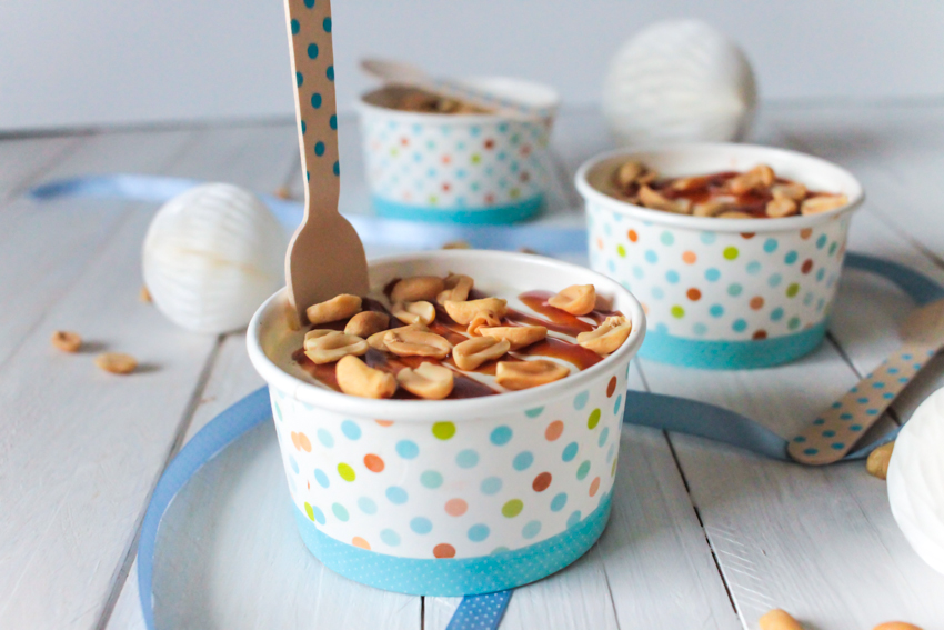 Petits pots de glace sans sorbetière