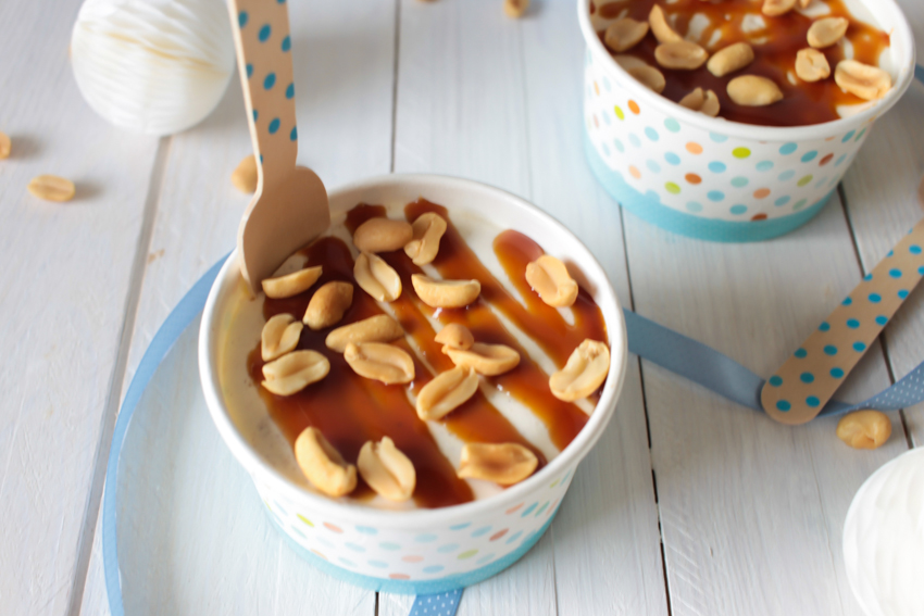 Petits pots de glace sans sorbetière