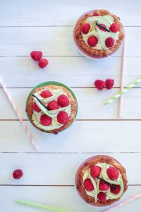 Tartelettes express framboises et Granny Smith