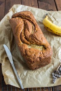 Banana bread aux pépites de chocolat