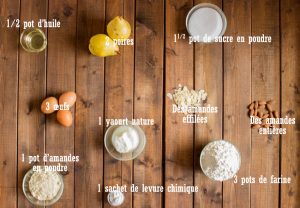 Gâteau au yaourt aux poires comme des financiers