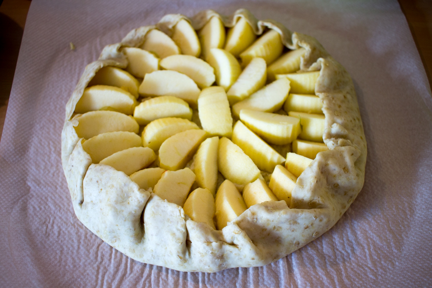 Tarte rustique aux pommes