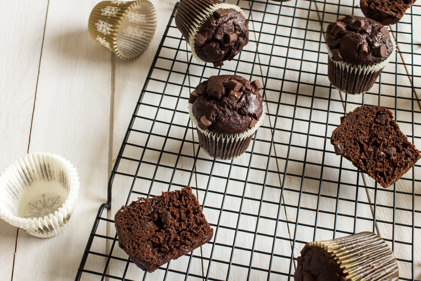 muffins très gourmands au chocolat