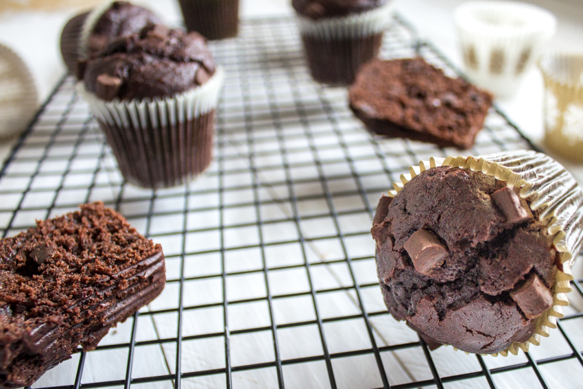 muffins très gourmands au chocolat