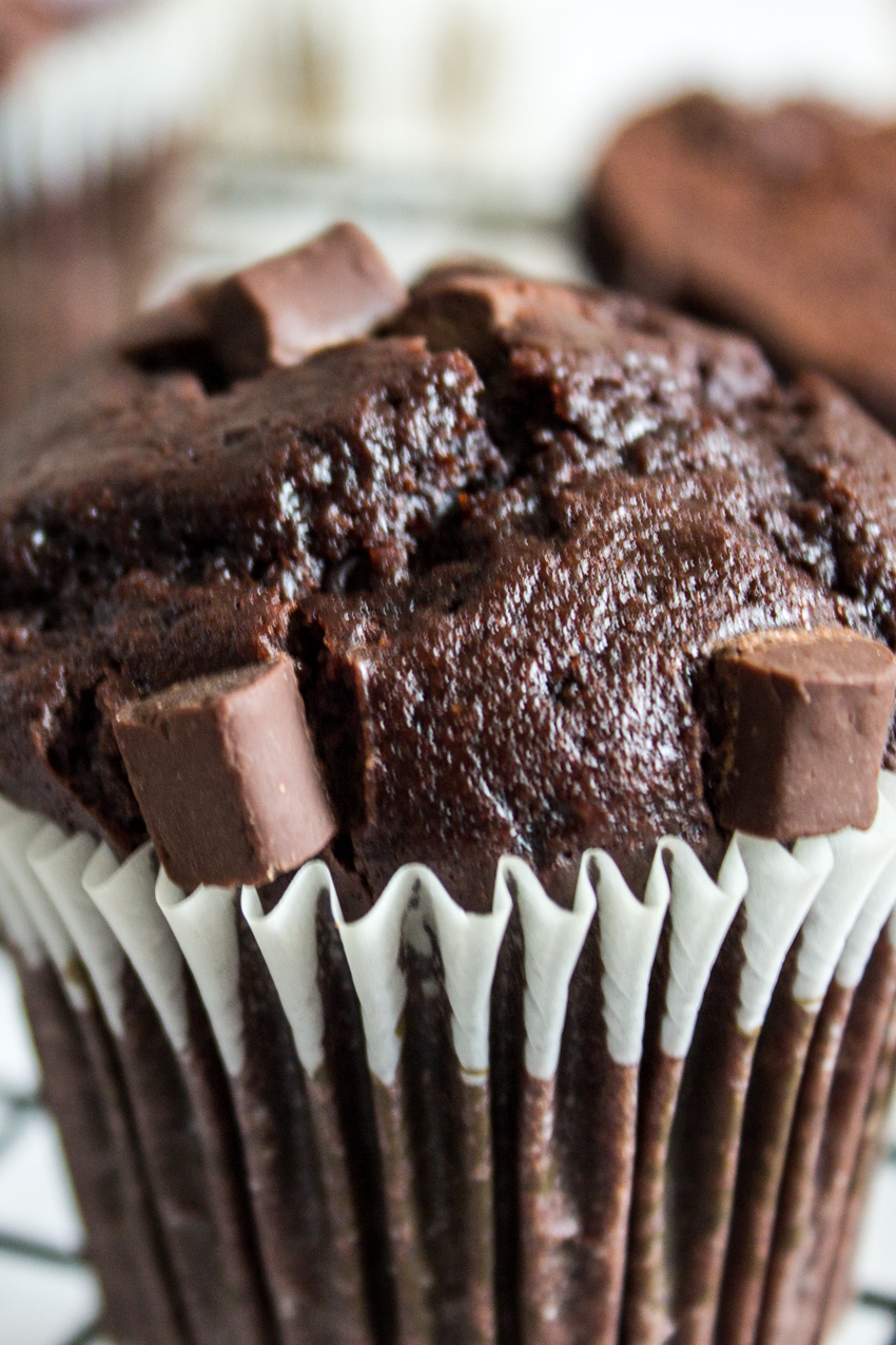 muffins très gourmands au chocolat
