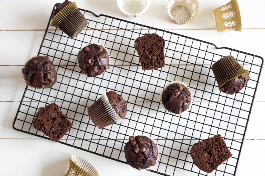 muffins très gourmands au chocolat