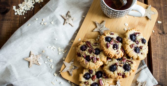 Cookies vegan aux myrtilles