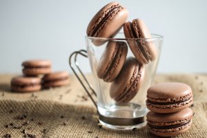 Macarons au chocolat