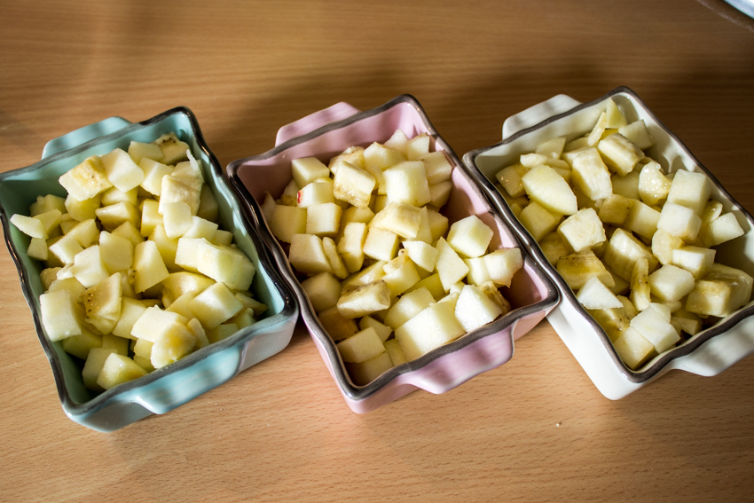 Crumbles pomme - banane - cannelle