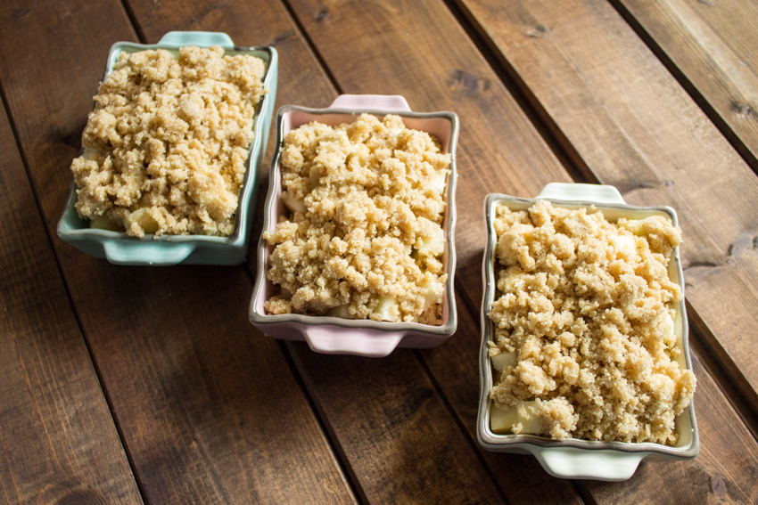 Crumbles pomme - banane - cannelle