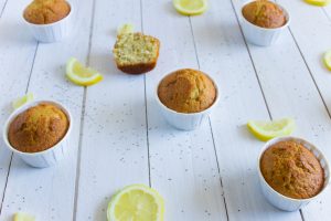 Muffins au citron et graines de pavot