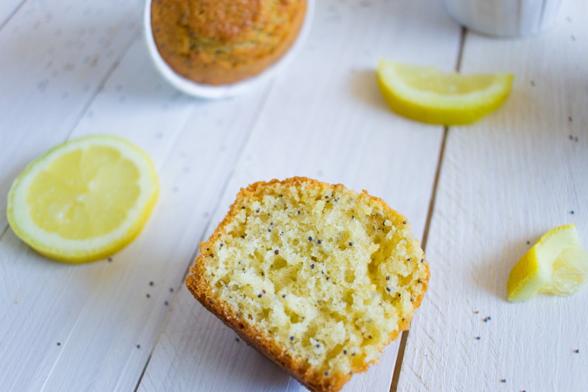 Muffins au citron et graines de pavot