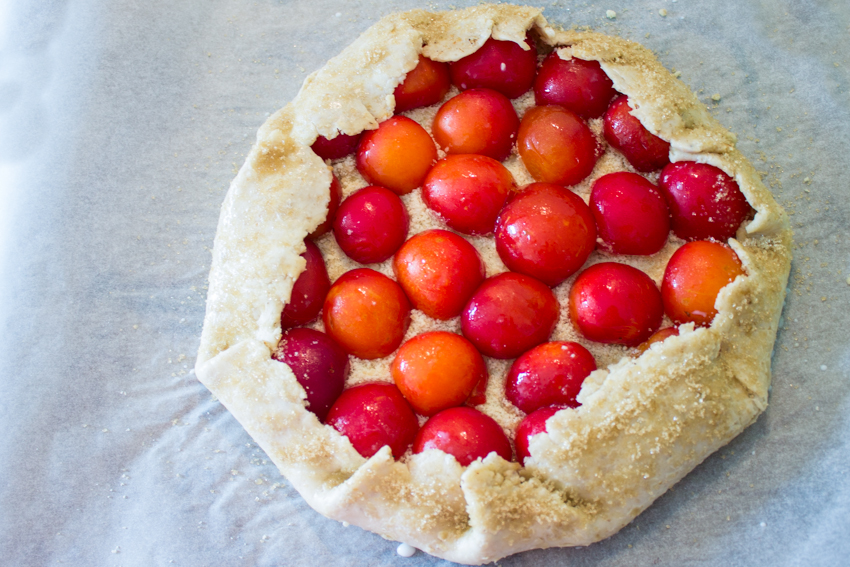 Tarte rustique aux prunes