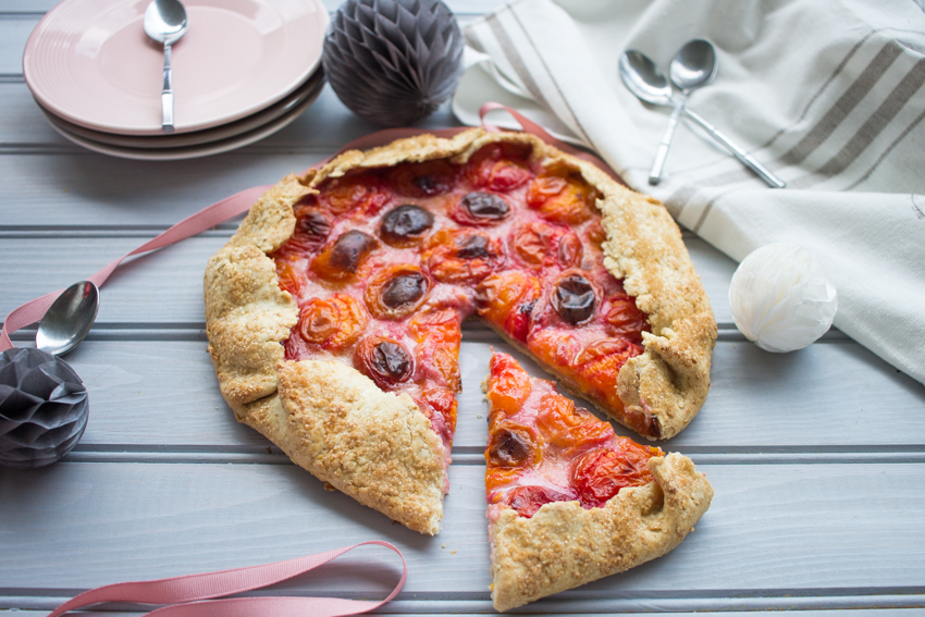 Tarte rustique aux prunes