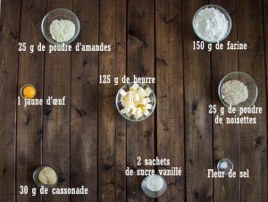 Sablés sapins de Noël à la noisette