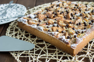 Tarte aux poires et pépites de chocolat de Cyril Lignac