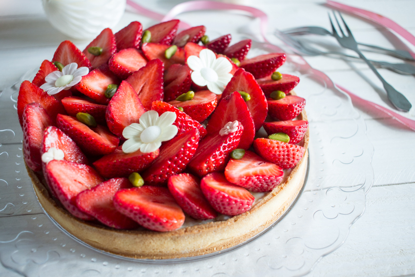 Tarte aux fraises