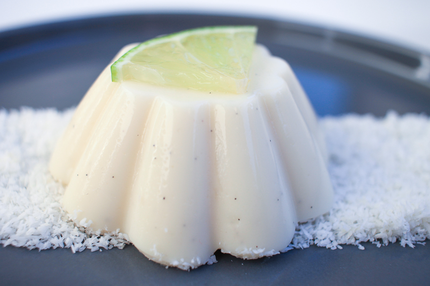 Blanc-manger coco citron vert