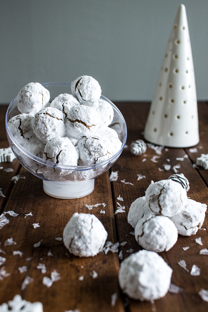 Boules de neige à la noisette