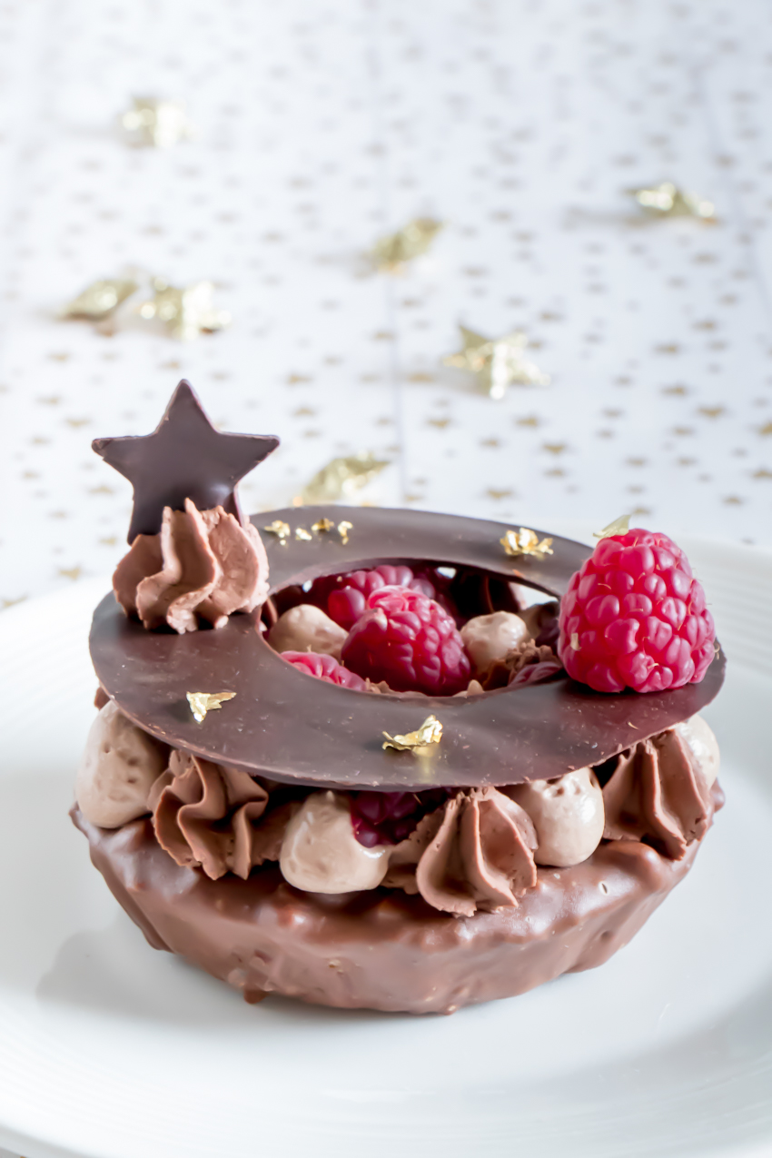 desserts chocolat framboises