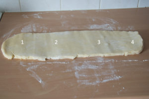 Pâte feuilletée inversée