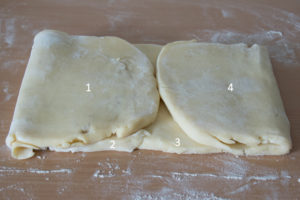 Pâte feuilletée inversée