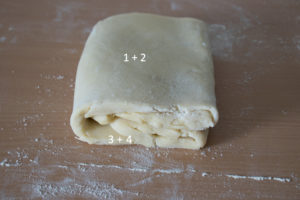 Pâte feuilletée inversée